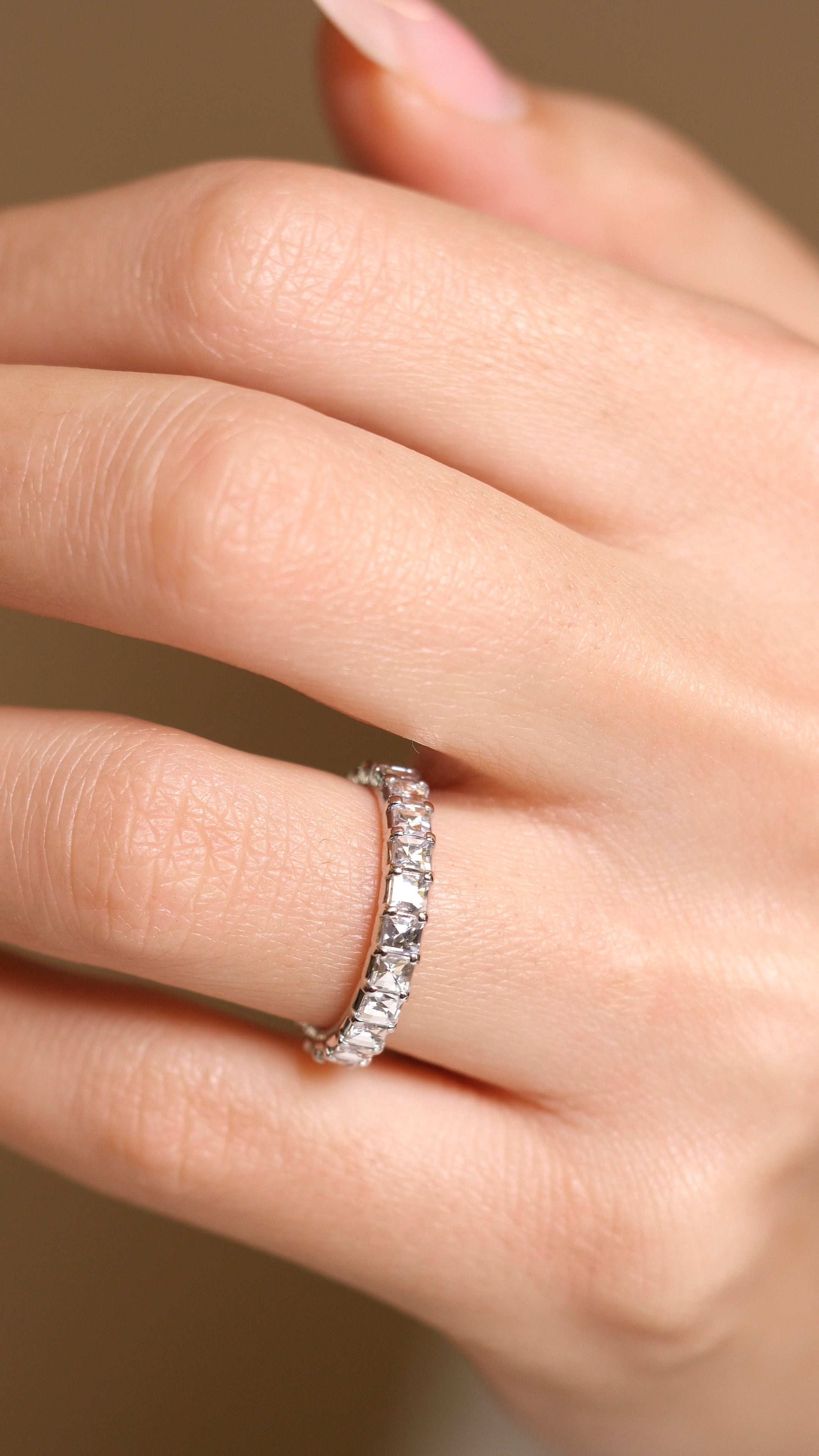 2.15-2.40ct total weight "Lexa" Eternity Band (0.10ct Each)