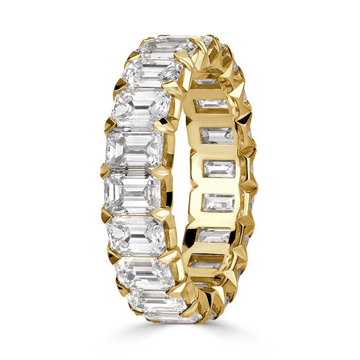 3.90ct-4.30ct total weight "Vika" - "V" Shape Eternity Band (0.20ct Each)