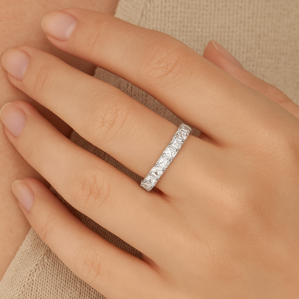 2.15-2.40ct total weight "Lexa" Eternity Band (0.10ct Each)