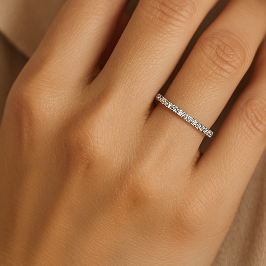 1.65-2.40ct total weight "Elfa" Eternity Band