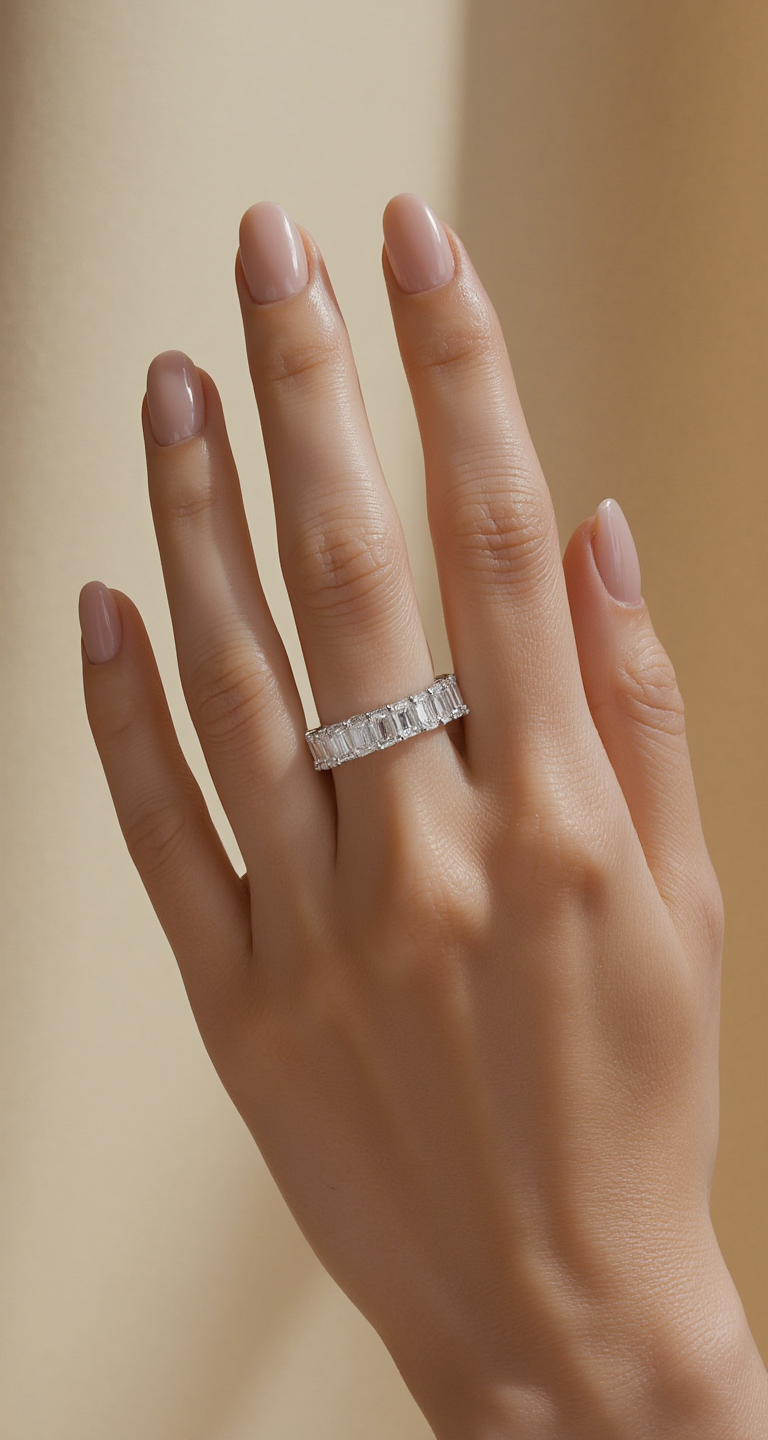 3.40ct-3.70ct total weight "Vika" Eternity Band (0.15ct Each)