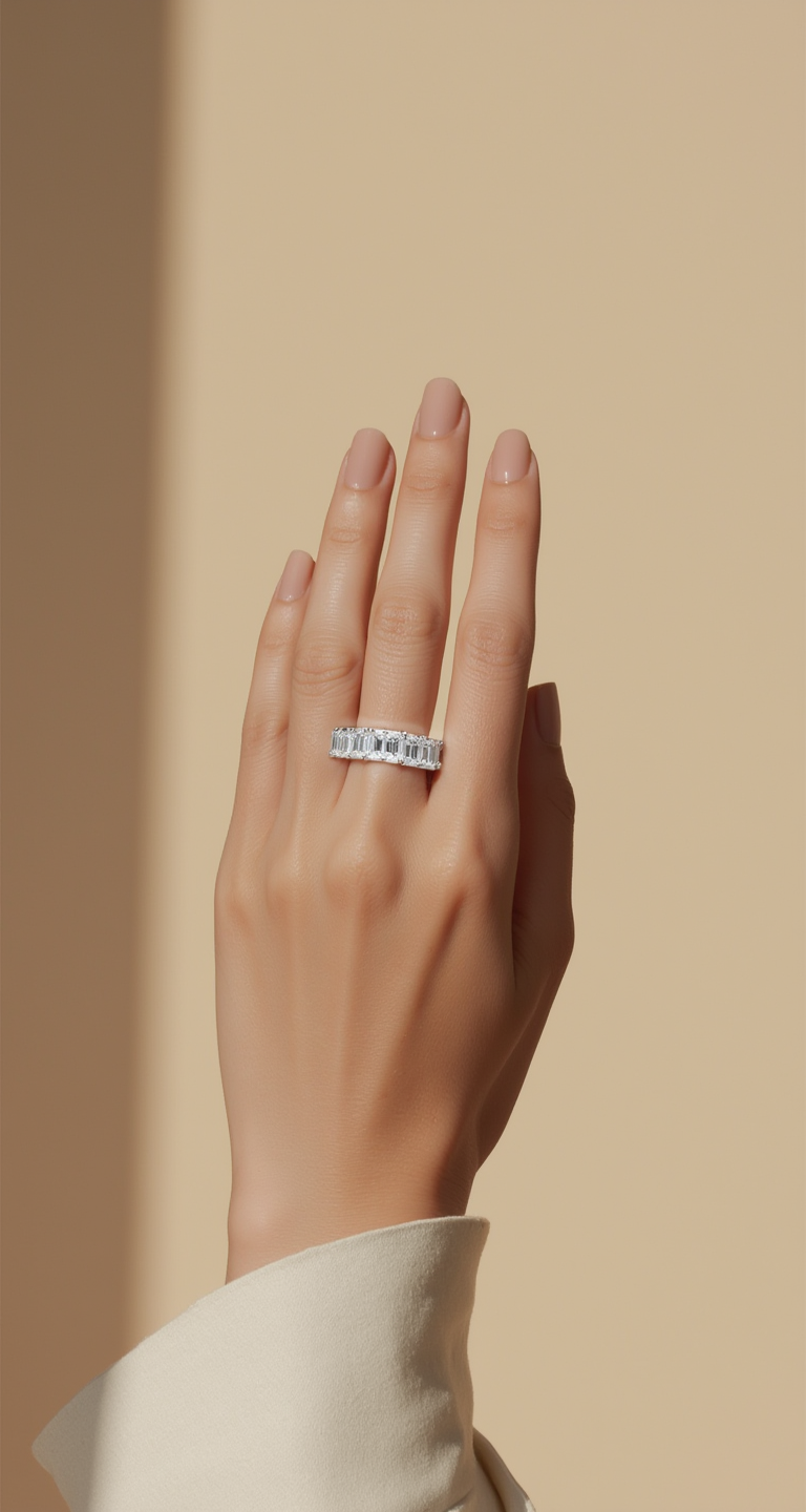2.50-2.80ct total weight "Vita" Eternity Band (0.10ct Each)