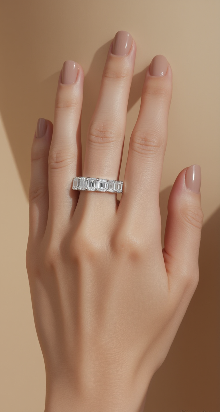 2.50-2.80ct total weight "Vita" Eternity Band (0.10ct Each)