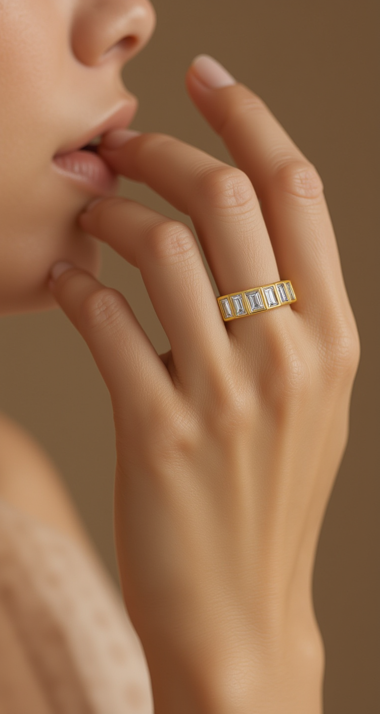3.30ct-3.70ct total weight "Dana" Eternity Band (0.20ct Each)