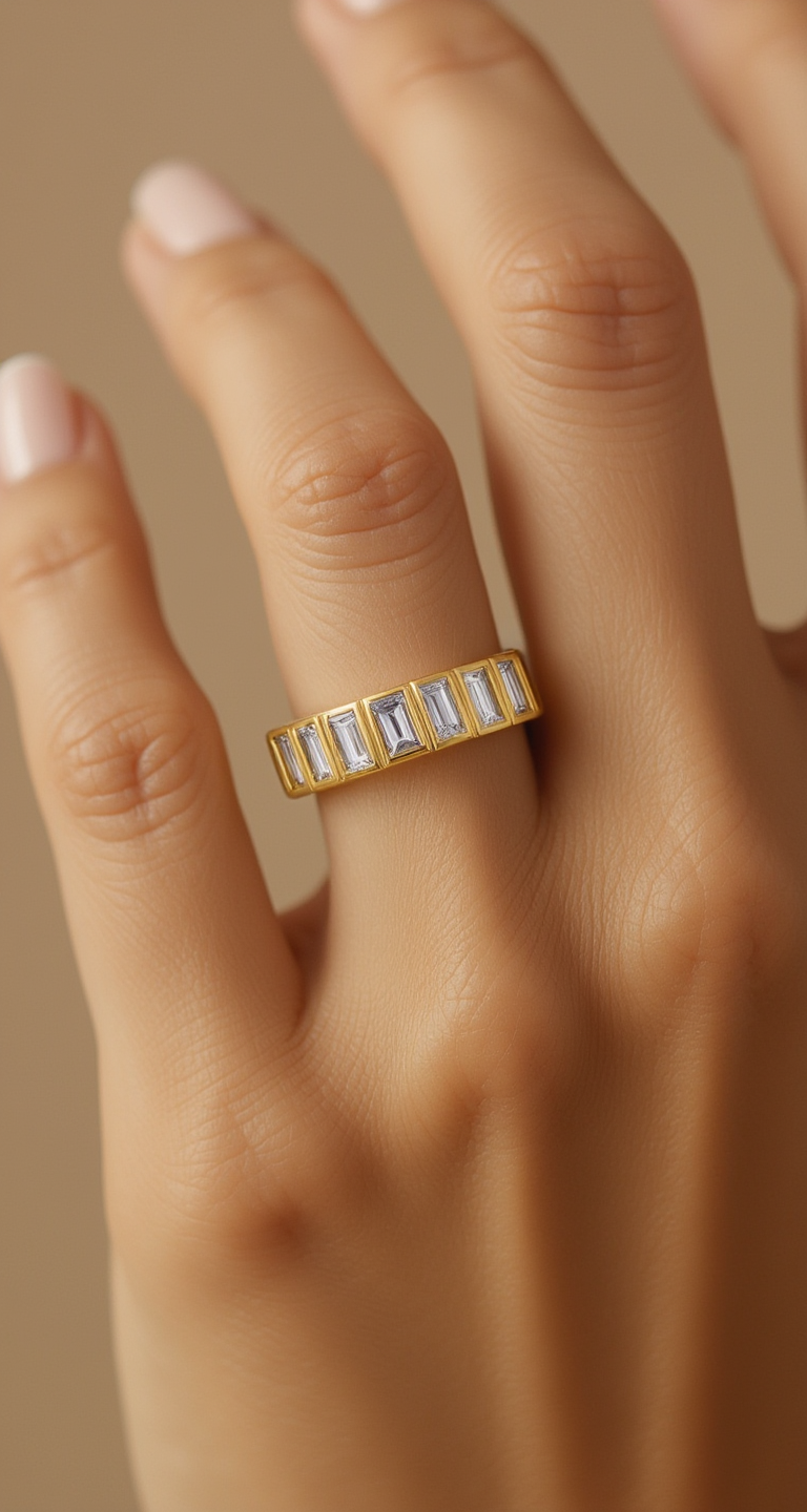 3.30ct-3.70ct total weight "Dana" Eternity Band (0.20ct Each)