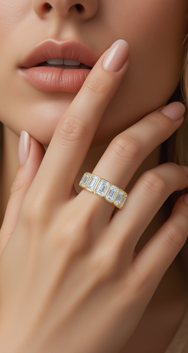 8.30ct-8.80ct total weight "Kaida" Eternity Band (0.50ct Each)