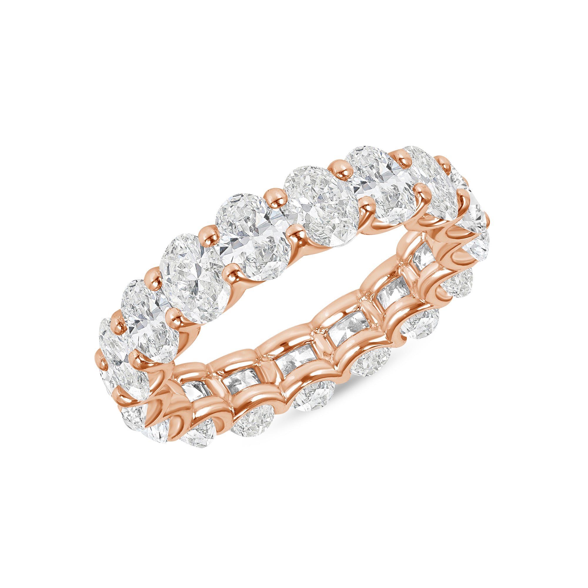 8.20-9.00ct total weight "Lyra" Band (0.50ct Each)