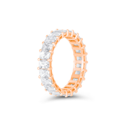 3.20ct total weight &quot;Millena&quot; French cut Baguette Eternity Band (0.15ct Each)