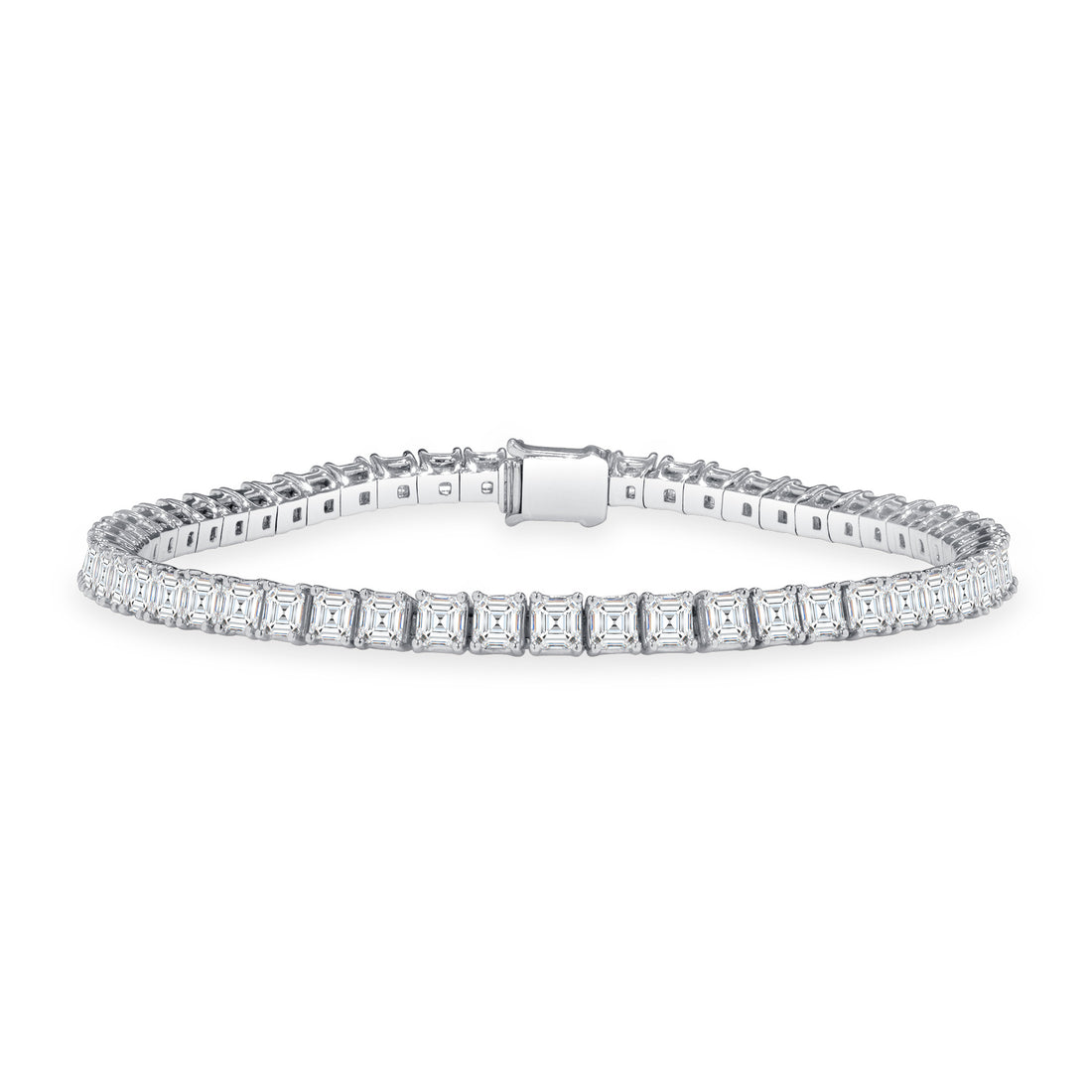 6.80-7.20ct total weight &quot;Cleo&quot; Asscher Cut Bracelet (0.12ct each)