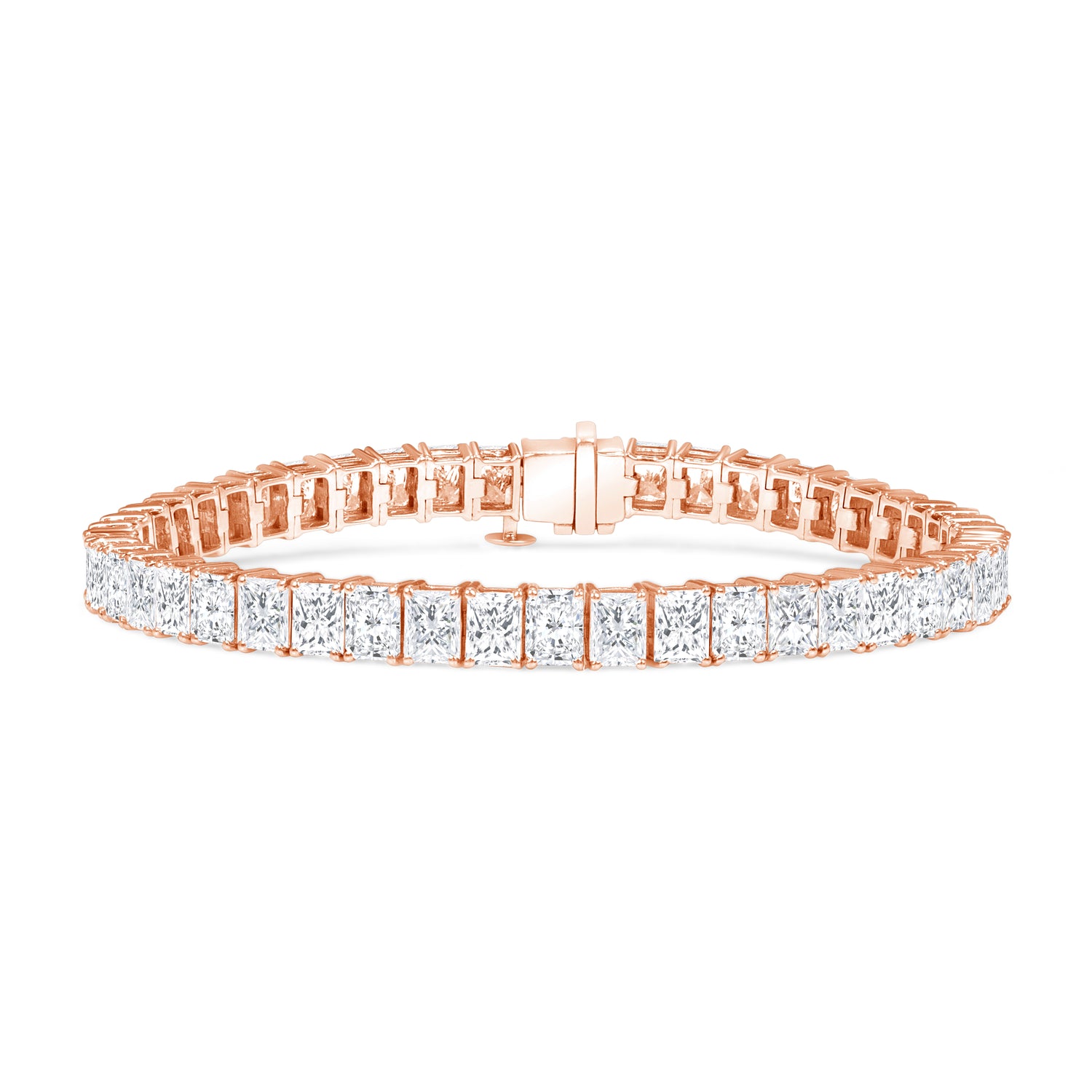 20.50-23.00ct total weight &quot;Vilda&quot; Radiant Cut Bracelet (0.50ct each)