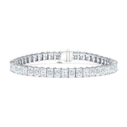 17.50-19.00ct total weight &quot;Vilda&quot; Radiant Cut Basket Bracelet (0.40ct each)