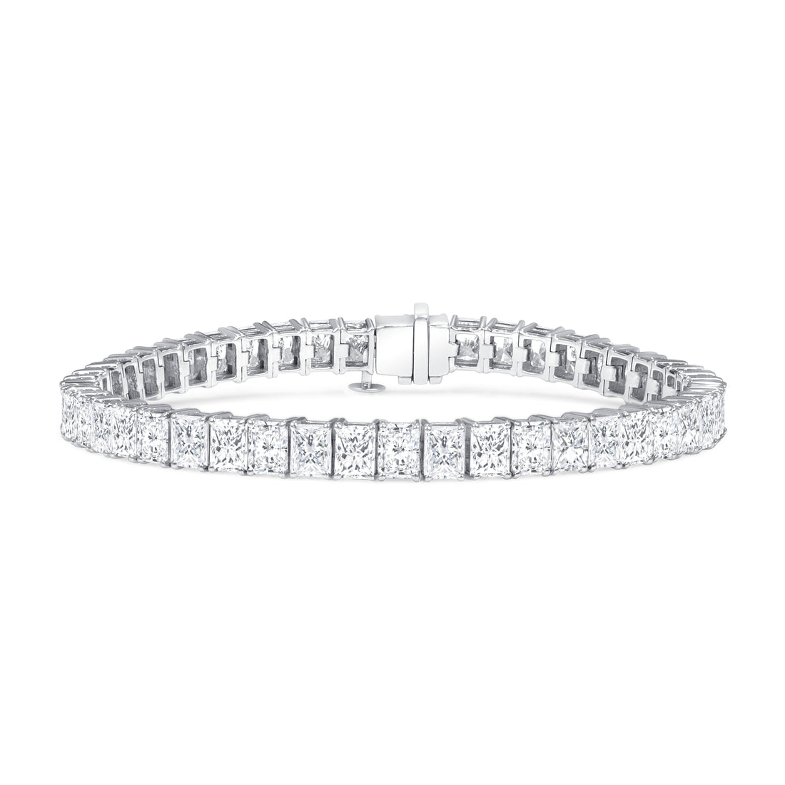 9.00-9.70ct total weight &quot;Vilda&quot; Radiant Cut Basket Bracelet (0.15ct each)