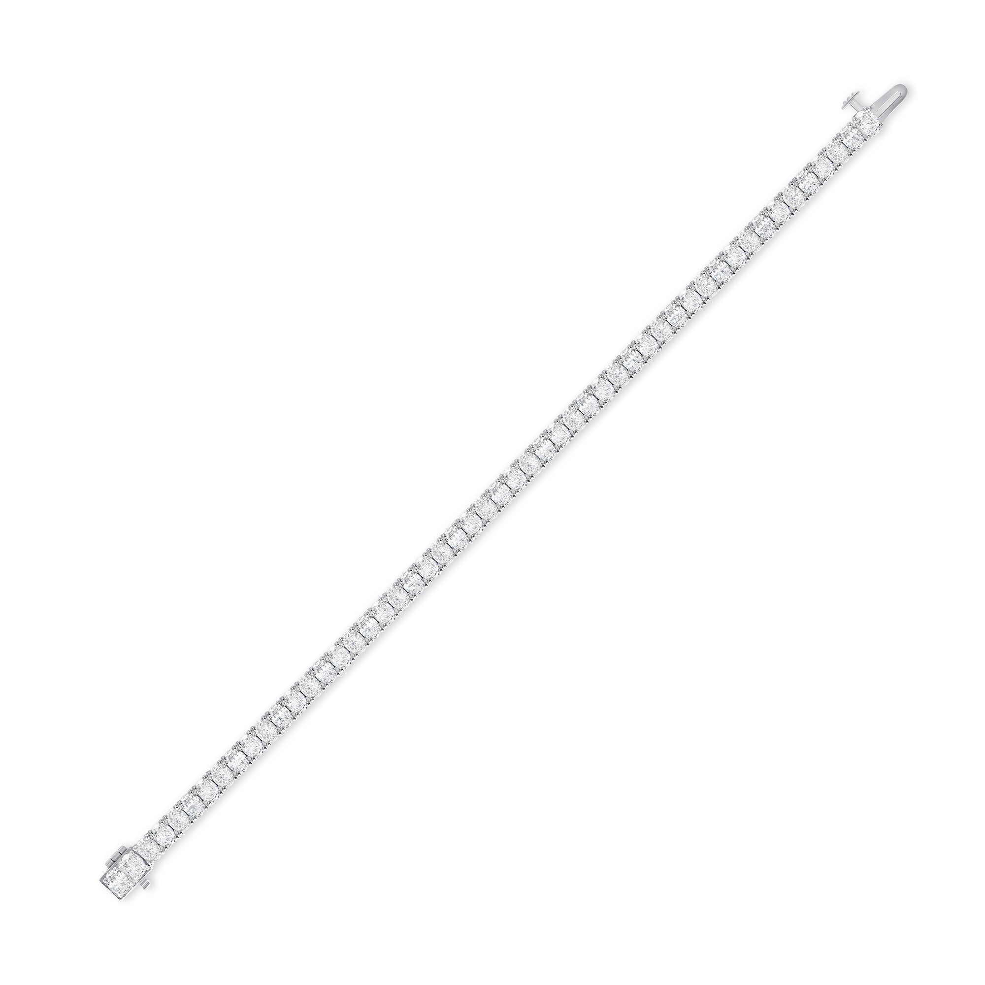 11.00-12.50ct total weight &quot;Fyndi&quot; Oval Cut Tennis Bracelet (0.25ct Each)