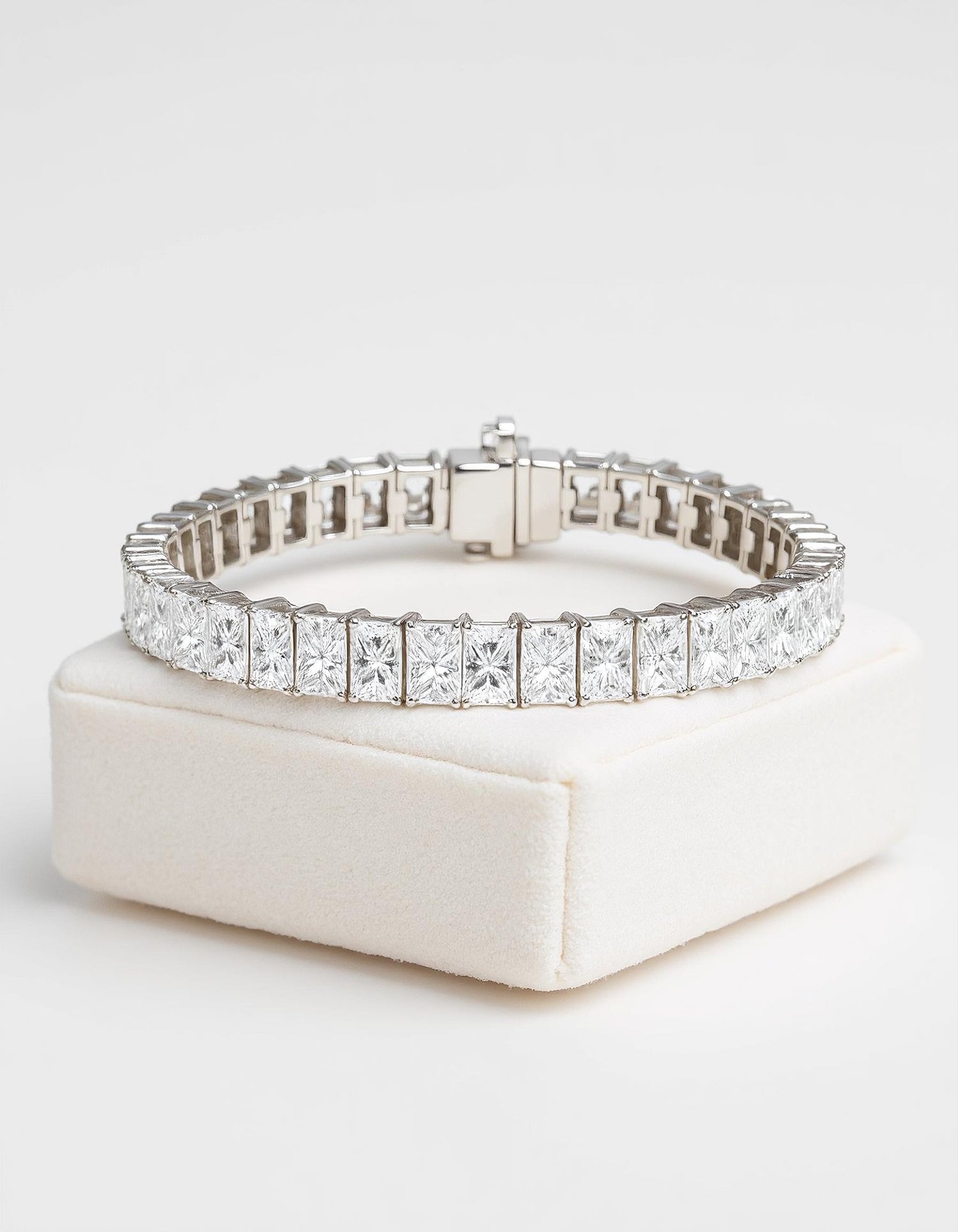 &quot;Vilda&quot; Radiant Cut Prong Set Tennis Bracelet