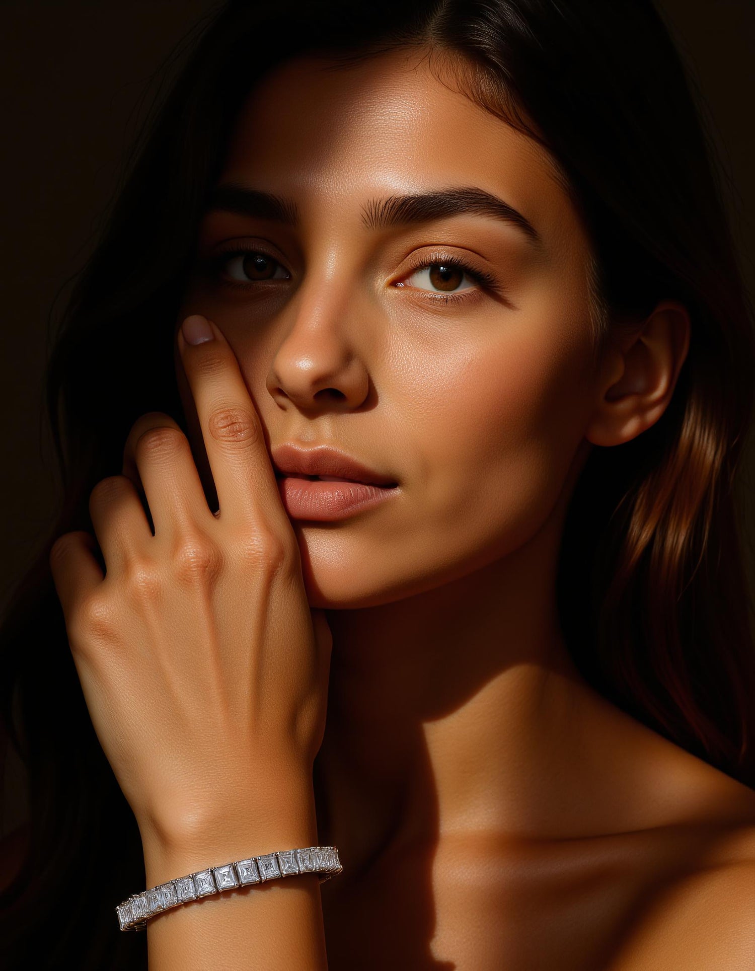 &quot;Cleo&quot; Asscher Cut Prong Set Tennis Bracelet