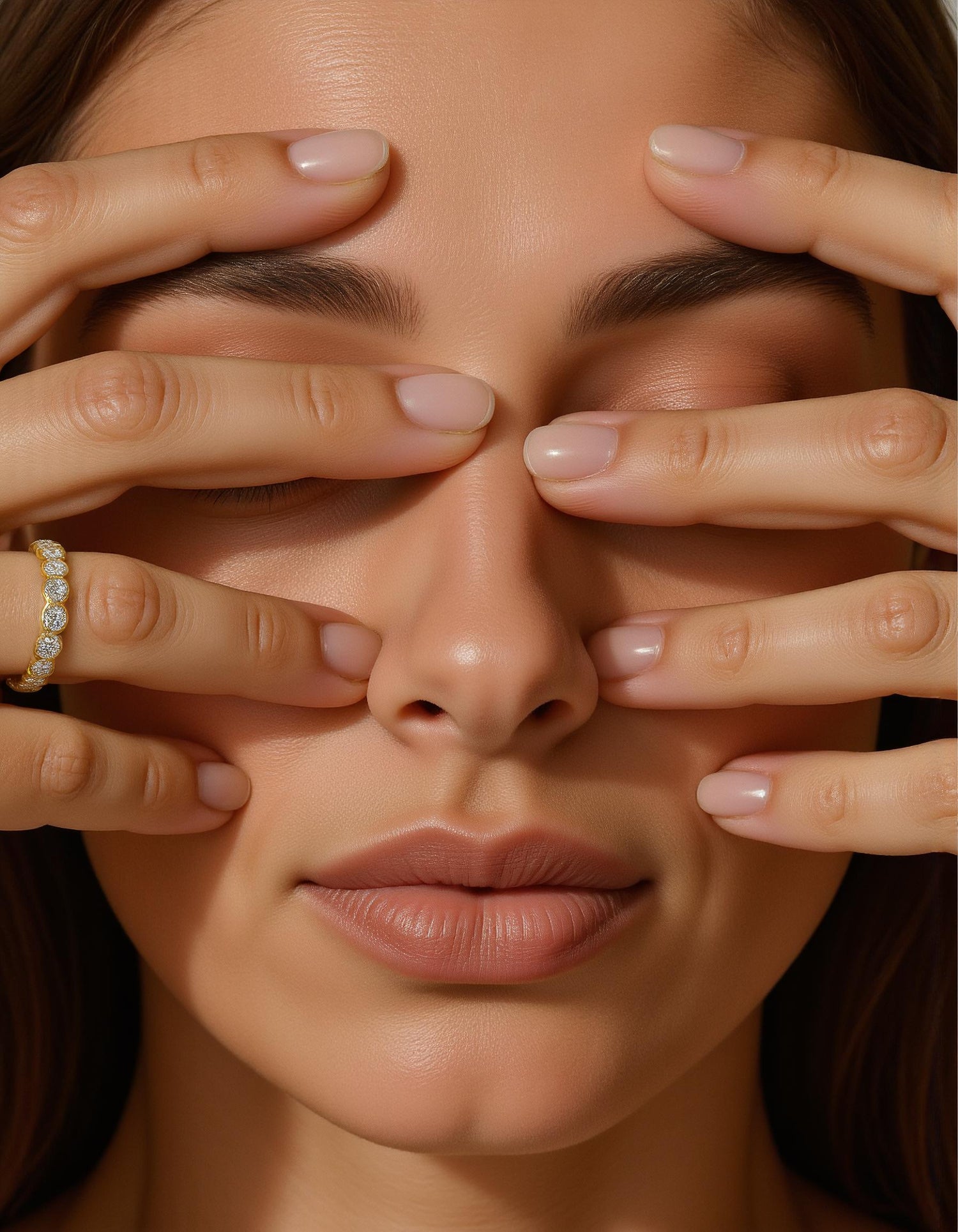 &quot;Odessa&quot; Horizontally Set Oval cut Bezel set Eternity Band