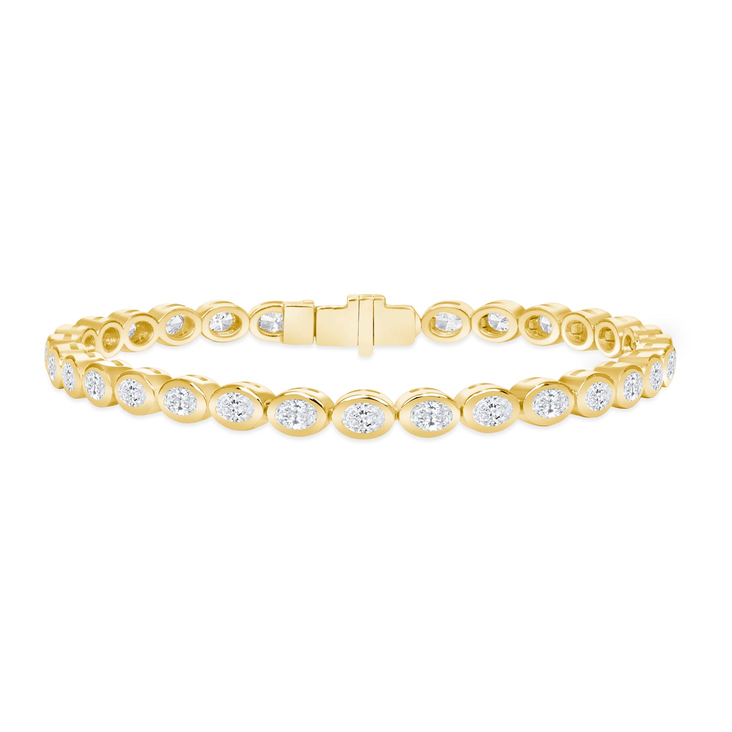 2.80-3.40ct total weight &quot;Lia&quot; Oval cut Bracelet (0.10ct each)