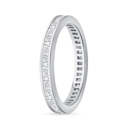 0.70-0.80ct total weight &quot;Priya&quot; - Princess cut Eternity Band (0.02ct Each)