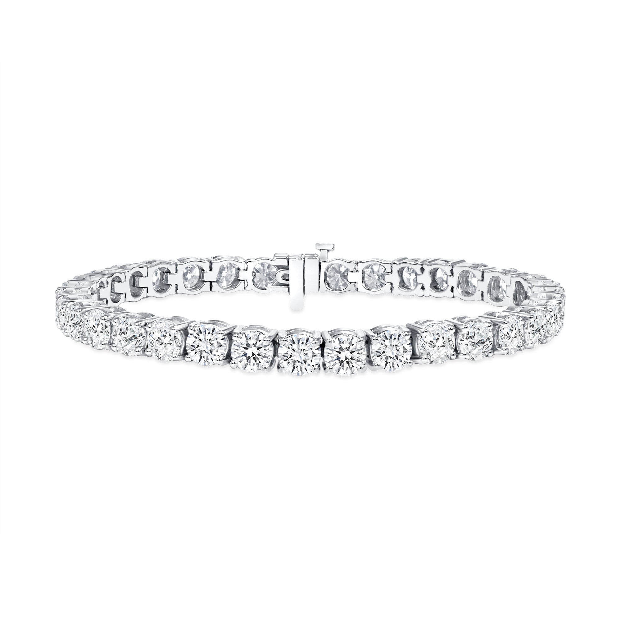 17.50-18.50ct total weight &quot;Flora&quot; Round Brilliant Cut Classic Bracelet (0.50ct each)