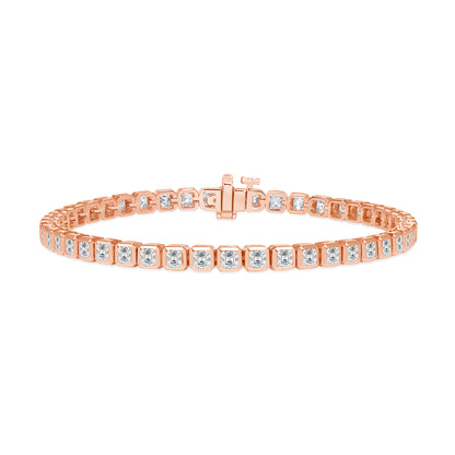 3.25-3.70ct total weight &quot;Petra&quot; Asscher Cut Bracelet (0.07ct each)