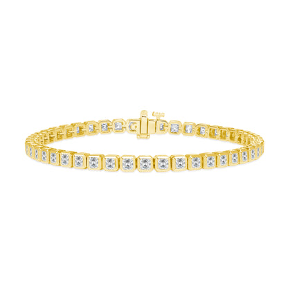 3.25-3.70ct total weight &quot;Petra&quot; Asscher Cut Bracelet (0.07ct each)