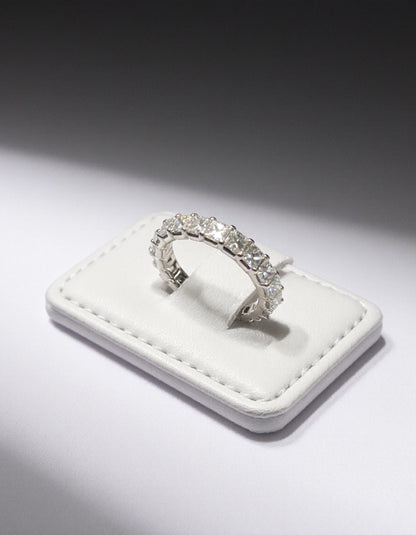 &quot;Rionne&quot; Princess cut Prong Set Eternity Band