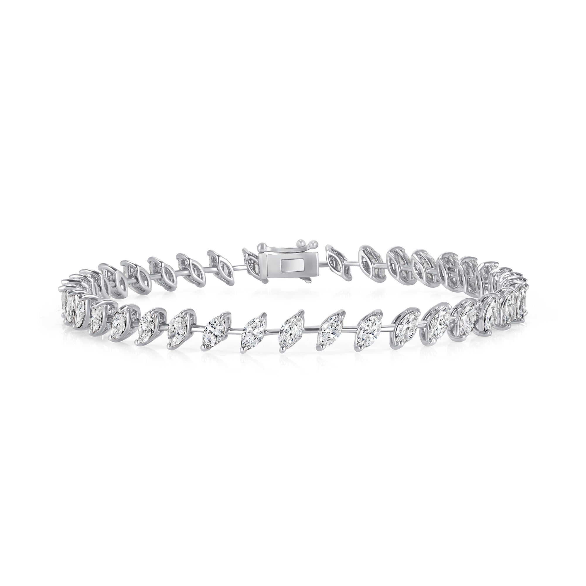 4.00-4.40ct total weight Marquise &quot;Bella&quot; Tennis Bracelet (0.10ct Each)