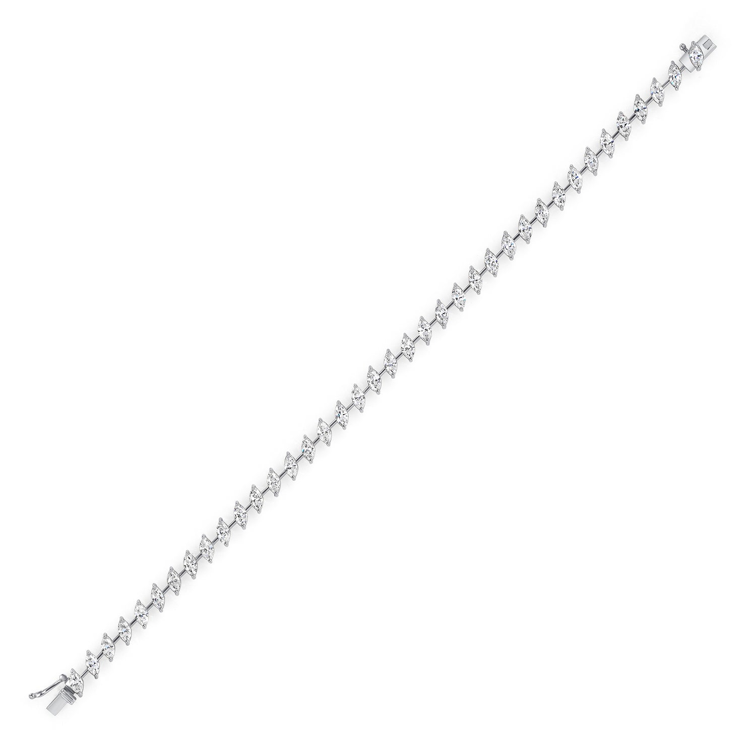 4.00-4.40ct total weight Marquise &quot;Bella&quot; Tennis Bracelet (0.10ct Each)