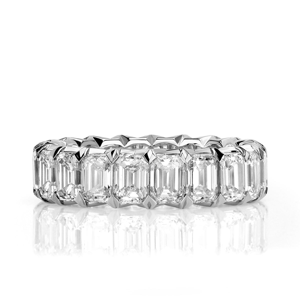 2.50-2.80ct total weight &quot;Vika&quot; - &quot;V&quot; Shape Eternity Band (0.10ct Each)