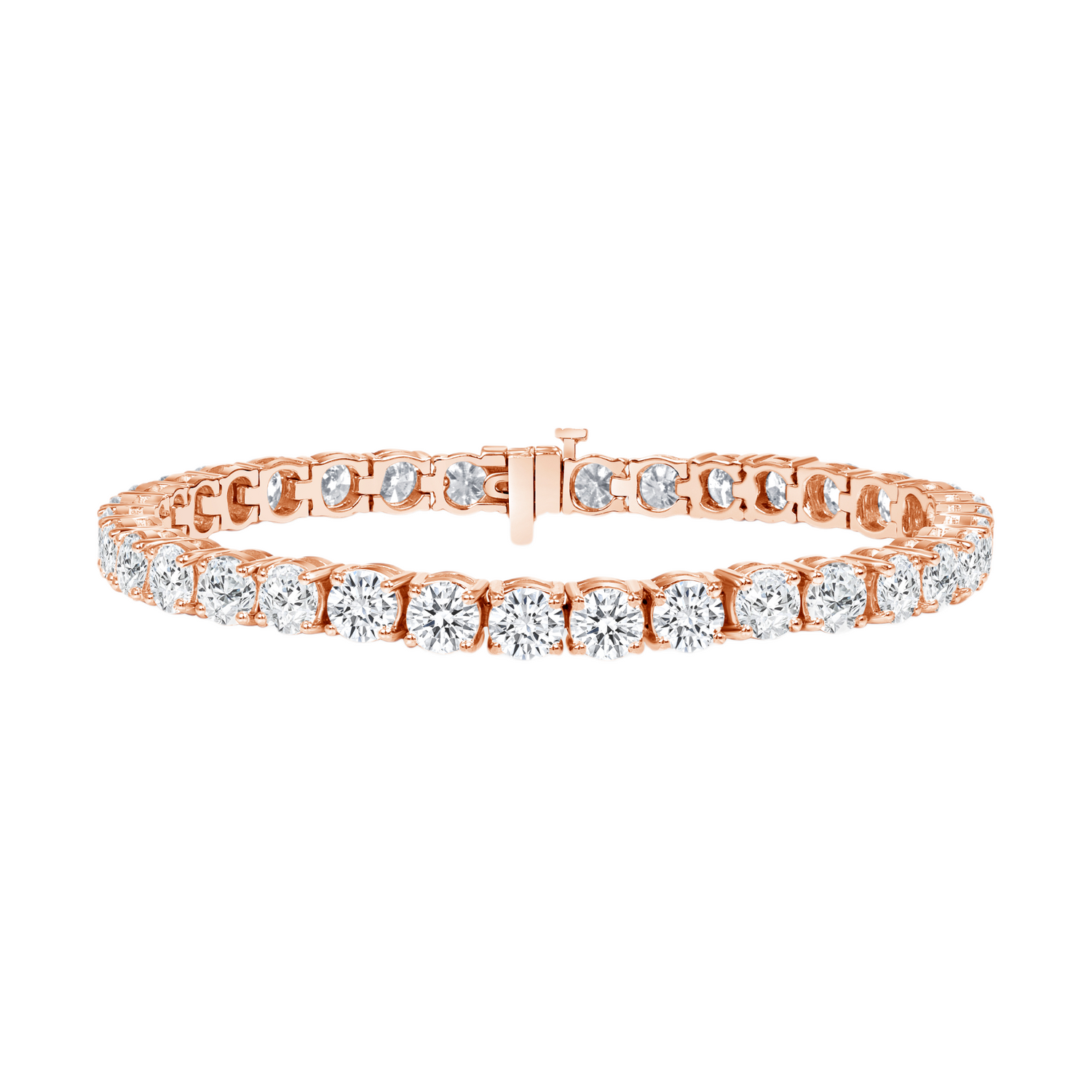 17.50-18.50ct total weight &quot;Flora&quot; Round Brilliant Cut Classic Bracelet (0.50ct each)