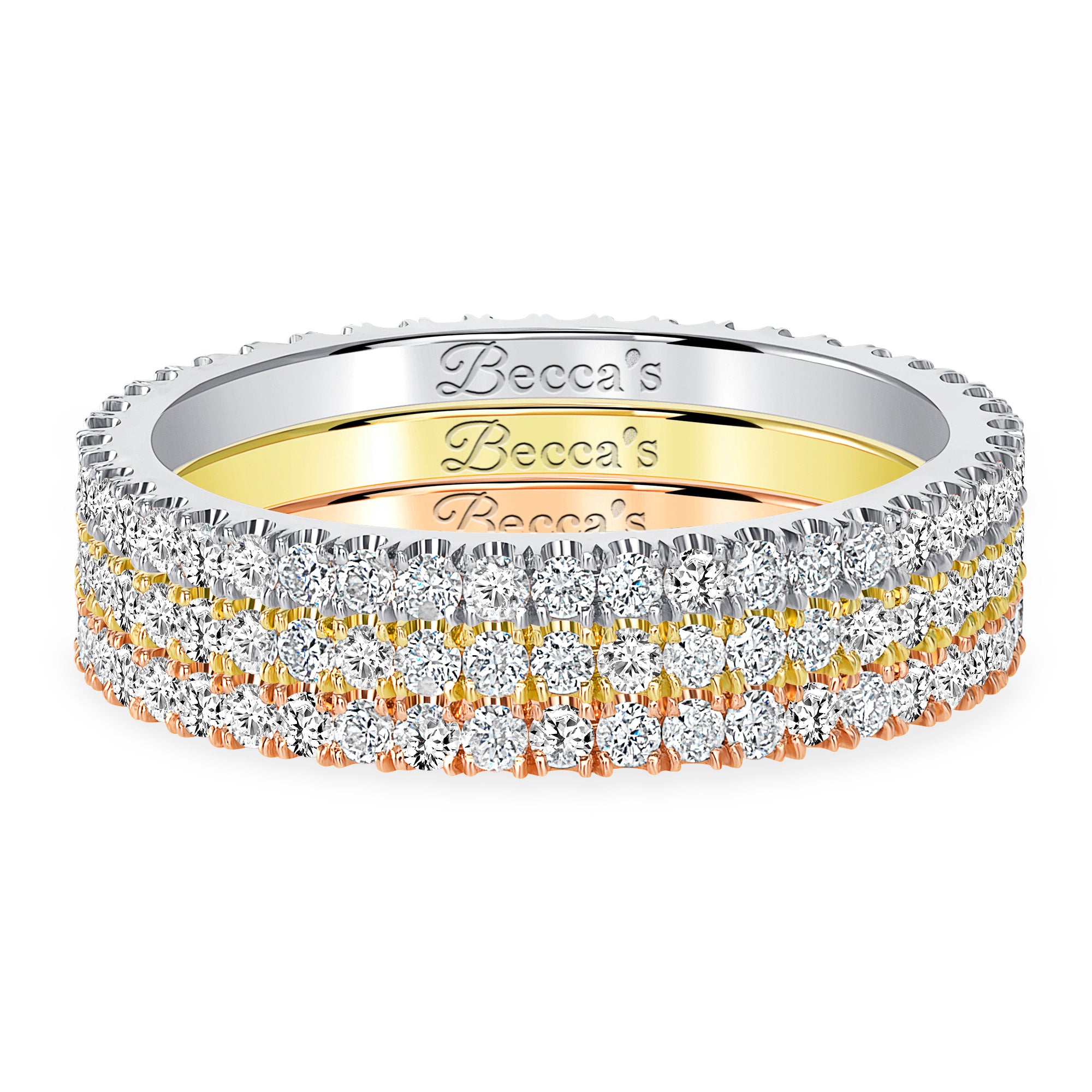 0.65-1.14ct total weight &quot;Elfa&quot; Eternity Band