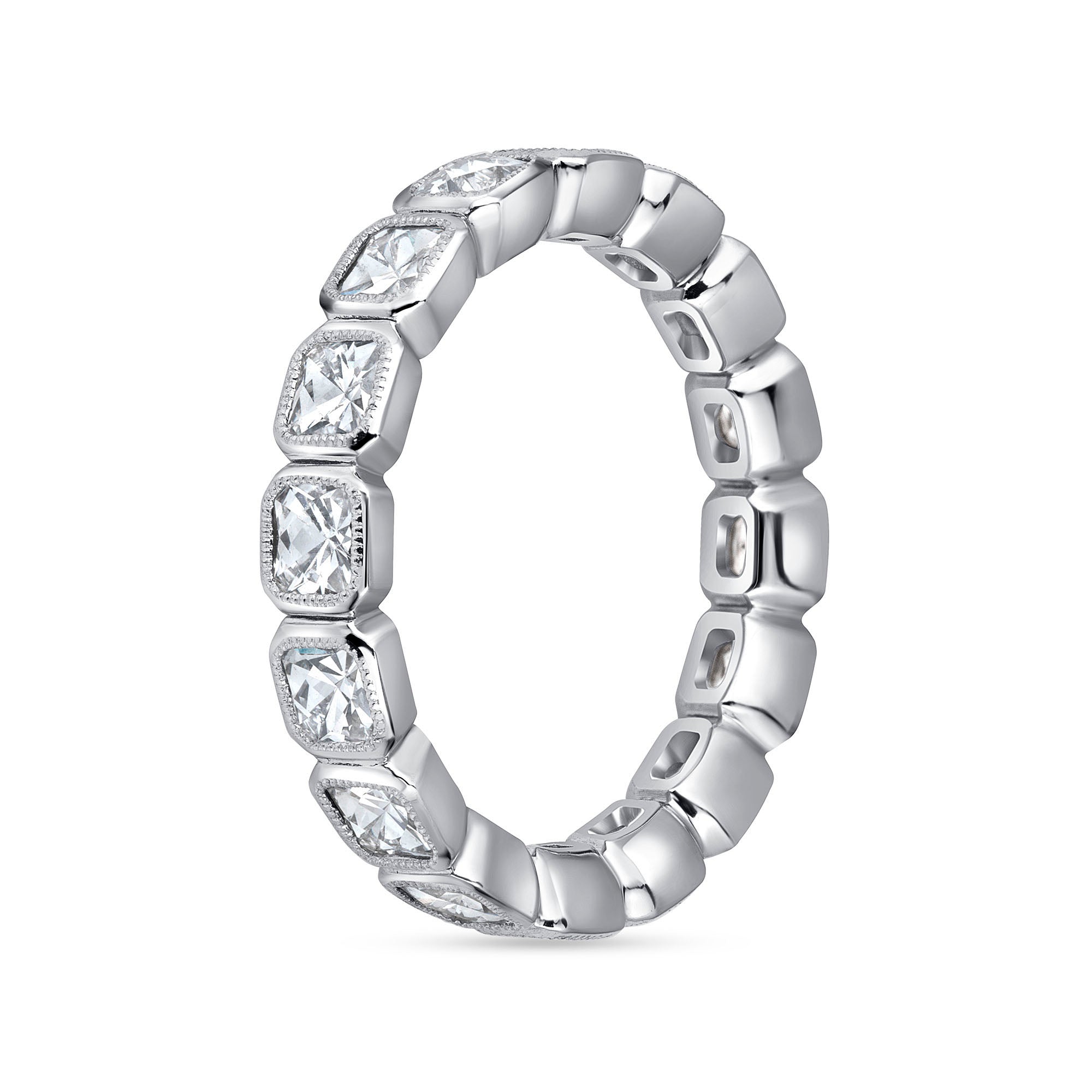 1.60-1.85ct total weight &quot;Petal&quot; Eternity Band (0.10ct Each)