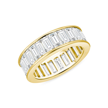 3.90ct-4.40ct total weight &quot;Alessa&quot; - Baguette Eternity Band (0.15ct Each)