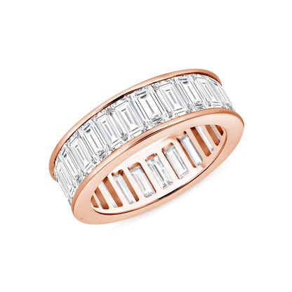 3.90ct-4.40ct total weight &quot;Alessa&quot; - Baguette Eternity Band (0.15ct Each)