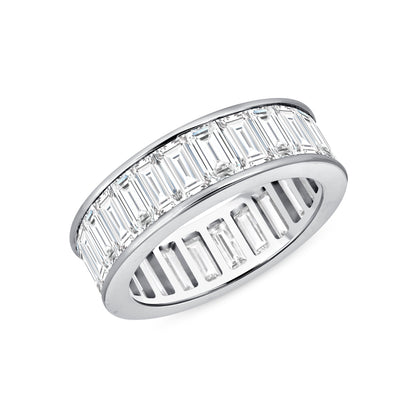 3.90ct-4.40ct total weight &quot;Alessa&quot; - Baguette Eternity Band (0.15ct Each)