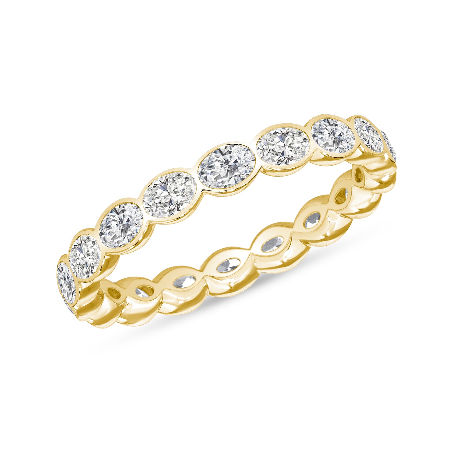 3.40-3.95ct total weight &quot;Odessa&quot; Eternity Band (0.30ct Each)