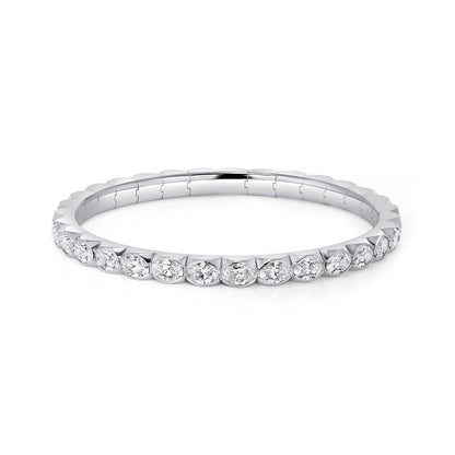 4.50-5.50ct total weight &quot;Alina&quot; Oval Cut Stretchy Bangle (0.10ct each)