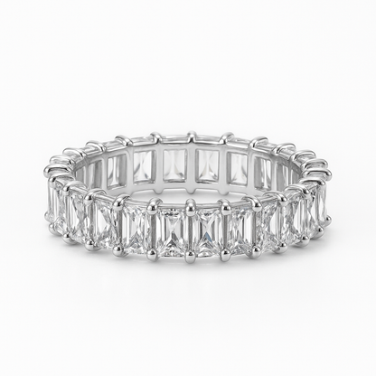 3.20ct total weight &quot;Millena&quot; French cut Baguette Eternity Band (0.15ct Each)