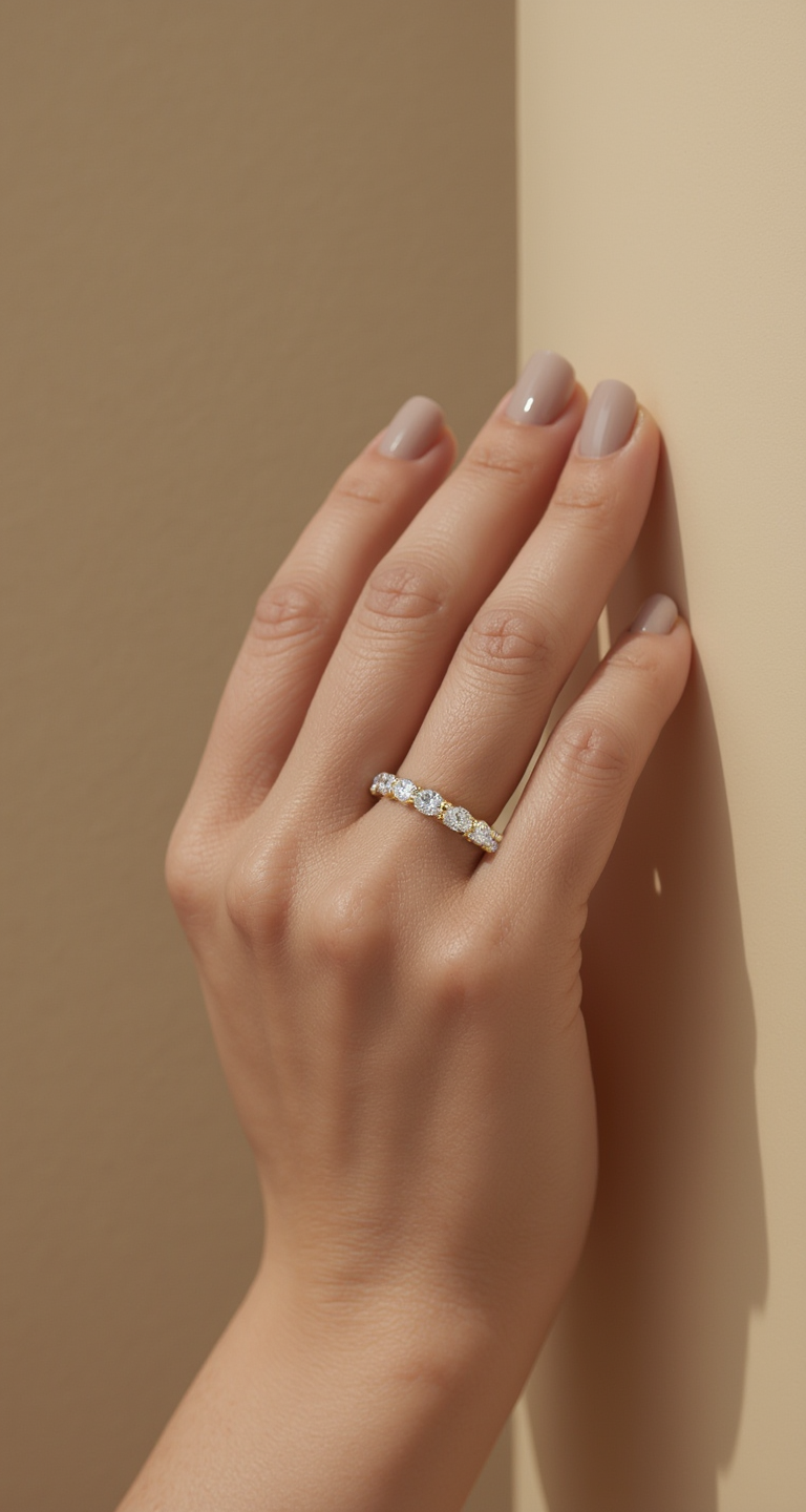 3.80-4.20ct total weight &quot;Sia&quot; Eternity Band (0.30ct Each)