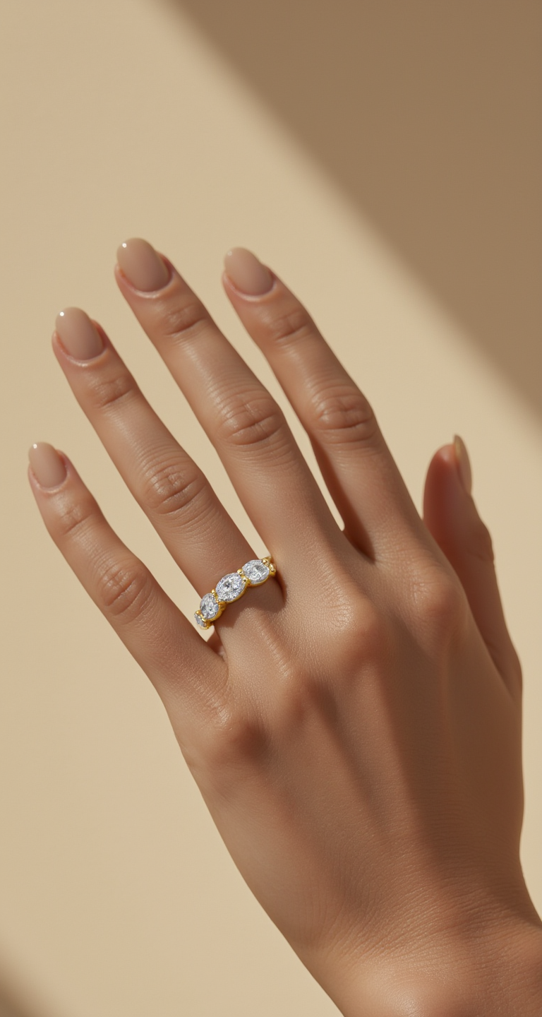3.80-4.20ct total weight &quot;Sia&quot; Eternity Band (0.30ct Each)