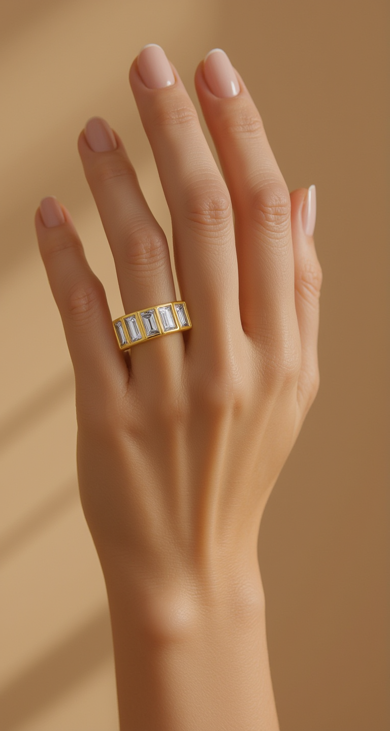 3.30ct-3.70ct total weight &quot;Dana&quot; Eternity Band (0.20ct Each)