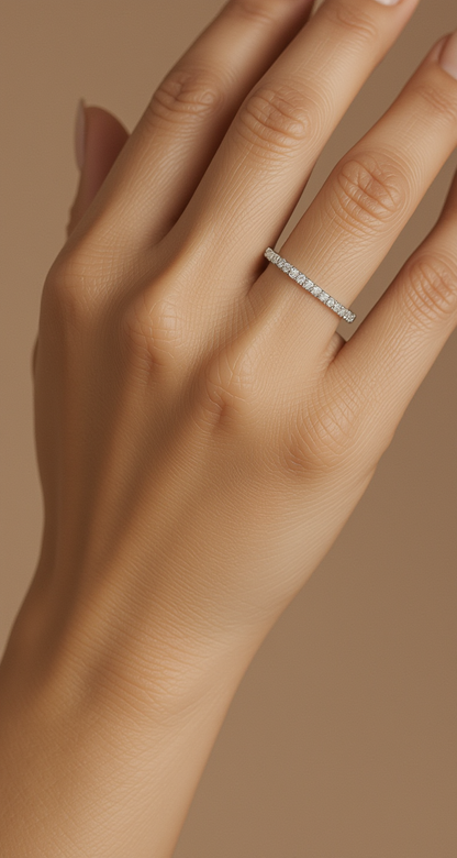 1.65-2.40ct total weight &quot;Elfa&quot; Eternity Band