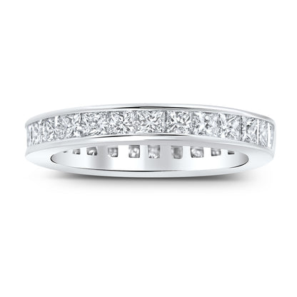 0.70-0.80ct total weight &quot;Priya&quot; - Princess cut Eternity Band (0.02ct Each)