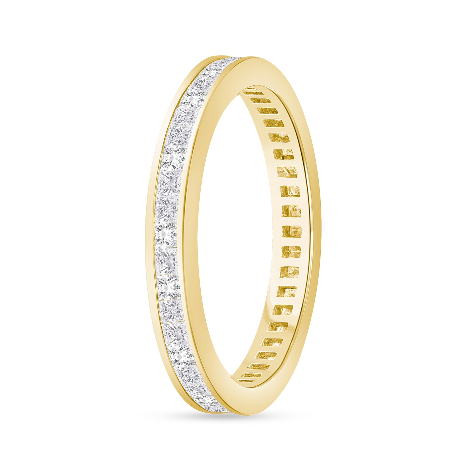 0.70-0.80ct total weight &quot;Priya&quot; - Princess cut Eternity Band (0.02ct Each)