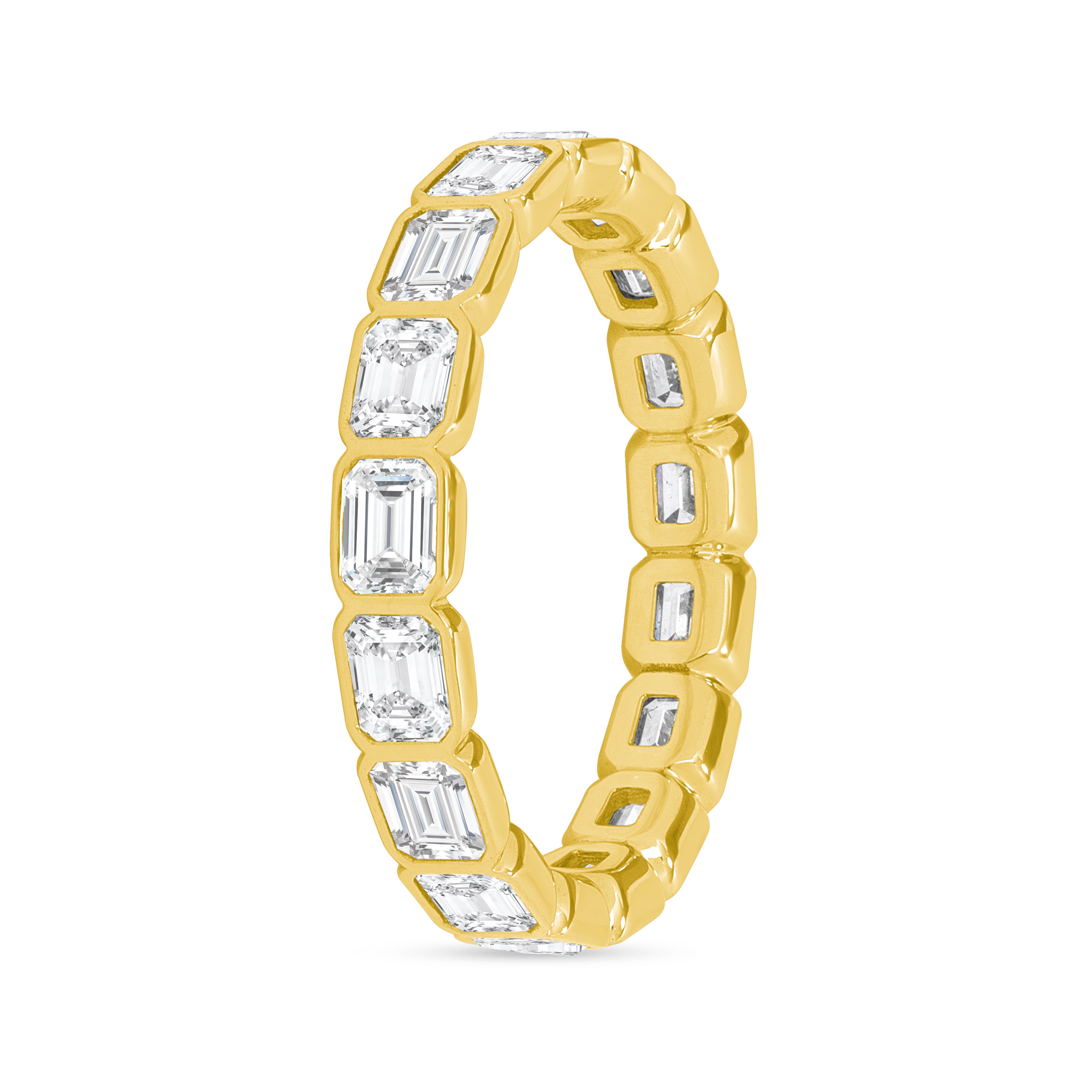 2.20-2.60ct total weight &quot;Aria&quot; Emerald cut Eternity Band (0.15ct Each)