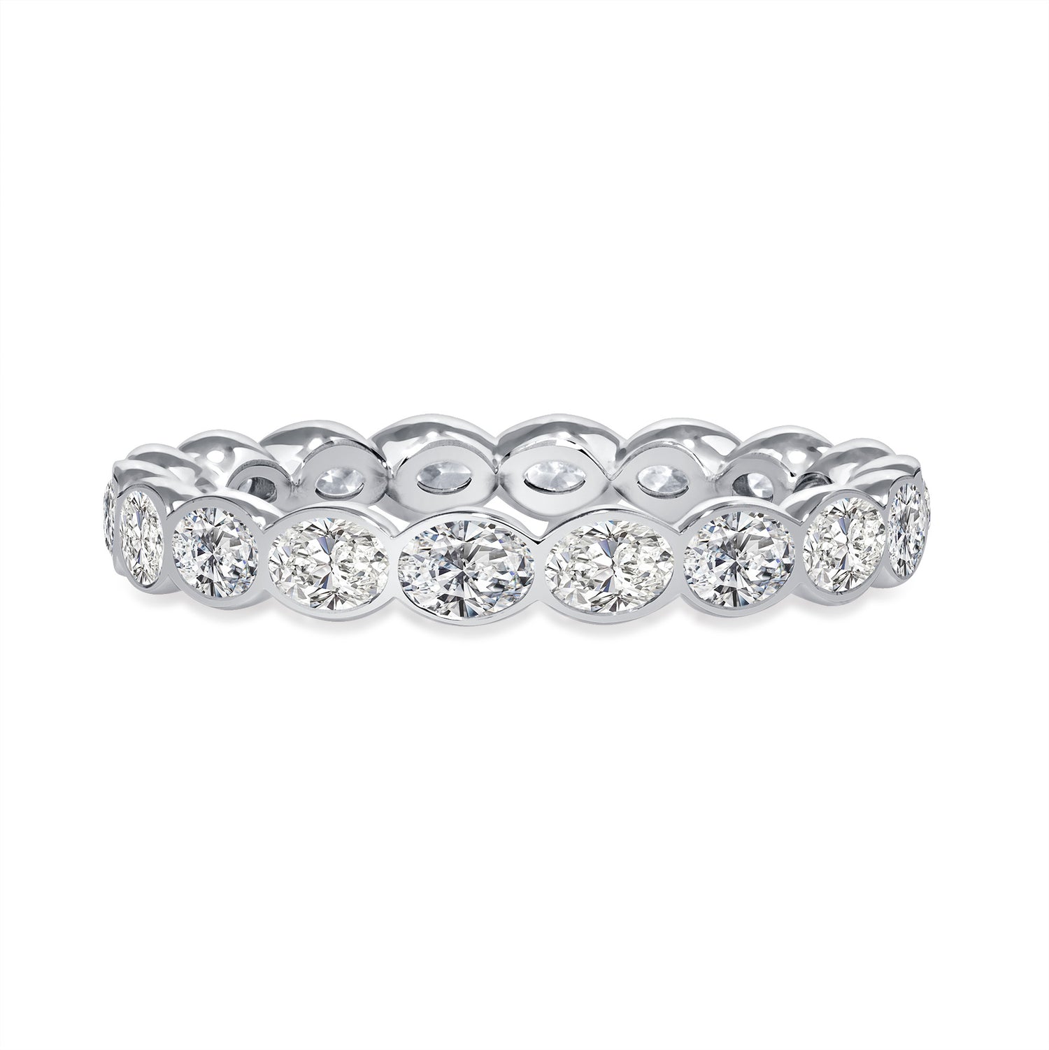 3.40-3.95ct total weight &quot;Odessa&quot; Eternity Band (0.30ct Each)