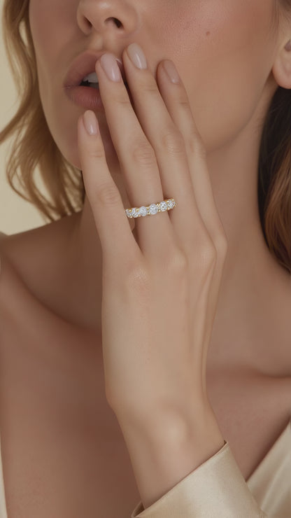 4.60-5.40ct total weight &quot;Lumen&quot; Eternity Band (0.30ct Each)