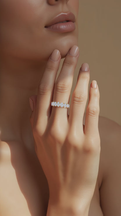 4.60-5.40ct total weight &quot;Lumen&quot; Eternity Band (0.30ct Each)